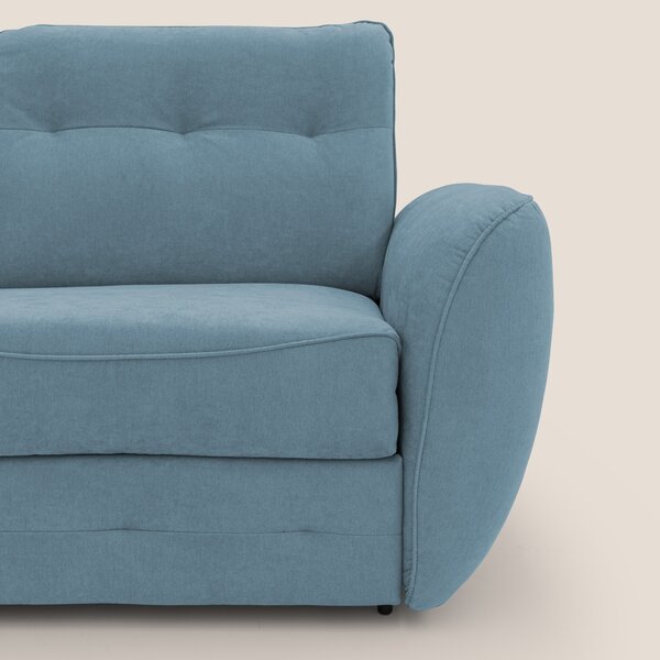 Zeus Divano letto scandinavo con schienale alto in tessuto impermeabil