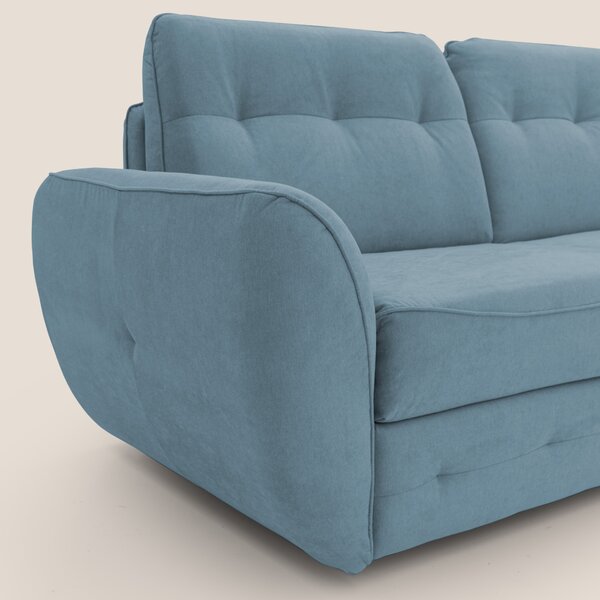 Zeus Divano letto scandinavo con schienale alto in tessuto impermeabil