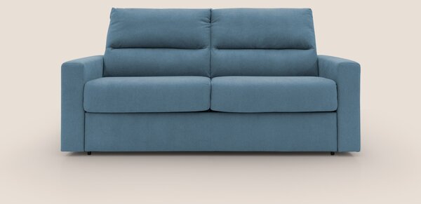 Paloma divano letto con materasso alto 18 cm con Aloe Vera in tessuto