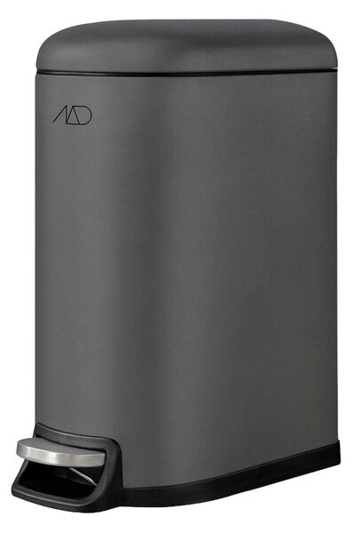Cestino in metallo a pedale grigio scuro 10 l Walther - Mette Ditmer Denmark