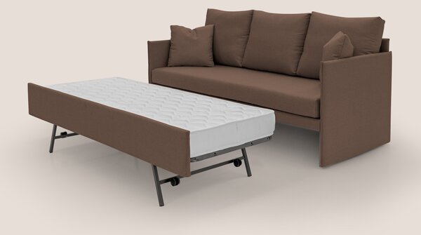 Brera Divano duplex con doppio letto in tessuto simil cotone impermeab