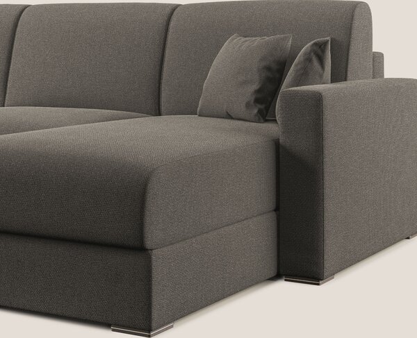 Best Divano letto angolare con penisola in tessuto smacchiabile QuickC