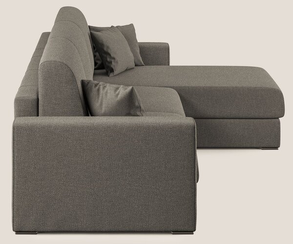 Best Divano letto angolare con penisola in tessuto smacchiabile QuickC