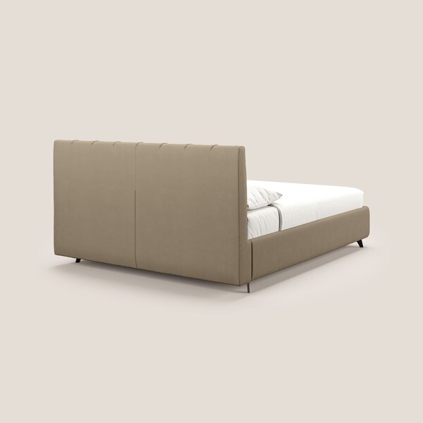 Bogart letto imbottito contenitore completamente sfoderabile in microf