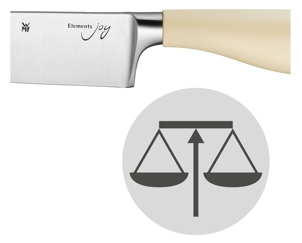 Set di coltelli Cromargan® in acciaio inox con ceppo portacoltelli Joy - WMF