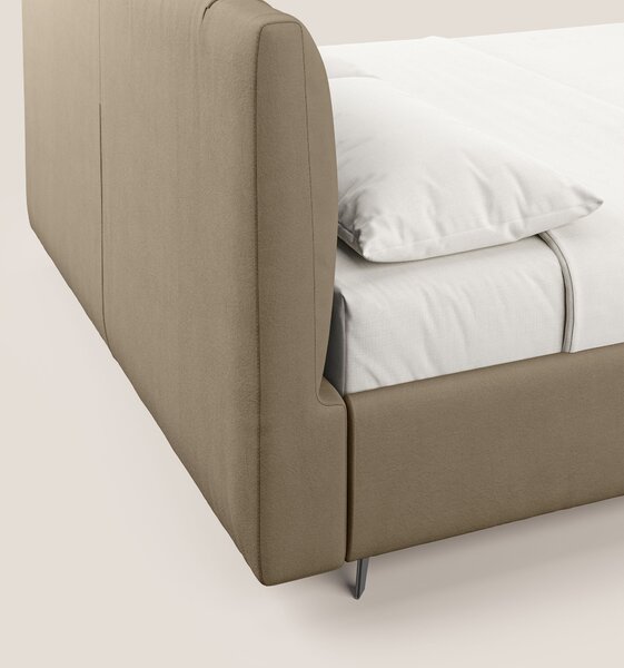 Bogart letto imbottito contenitore completamente sfoderabile in microf