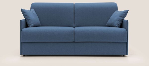 Evans Divano letto matrimoniale in tessuto impermeabile T13 blu