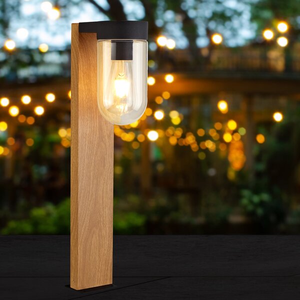 Lampione da giardino led 12w lampada per esterno lampioncino moderno bianco  IP65