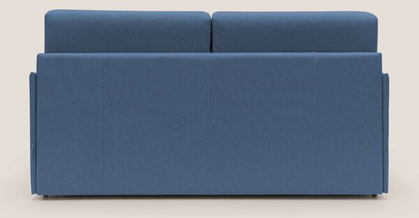 Evans Divano letto matrimoniale in tessuto impermeabile T13 blu