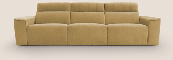 Clark Divano modulare 3 sedute con opzione relax elettrico in tessuto