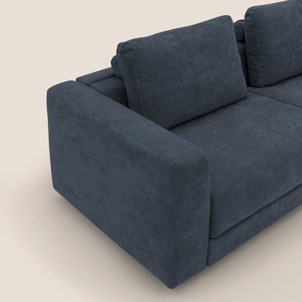 Freia Divano letto minimal materasso h15 cm con morbidi schienali in t