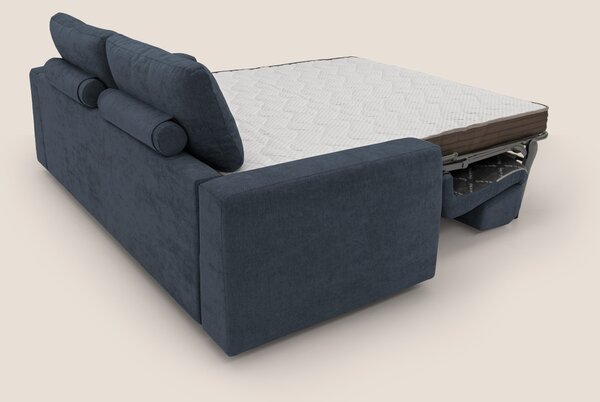 Freia Divano letto minimal materasso h15 cm con morbidi schienali in t