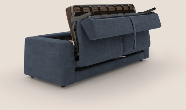 Freia Divano letto minimal materasso h15 cm con morbidi schienali in t