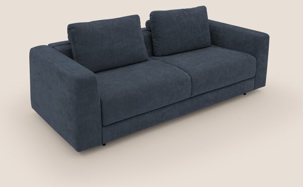 Freia Divano letto minimal materasso h15 cm con morbidi schienali in t