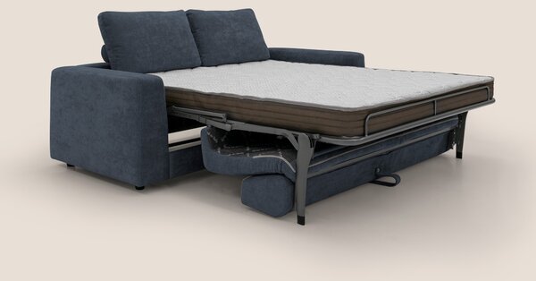 Freia Divano letto minimal materasso h15 cm con morbidi schienali in t