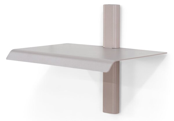 Mensola grigio tortora in metallo 28 cm Hola – Spinder Design