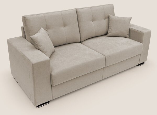 Giove divano in morbido tessuto impermeabile T02 beige