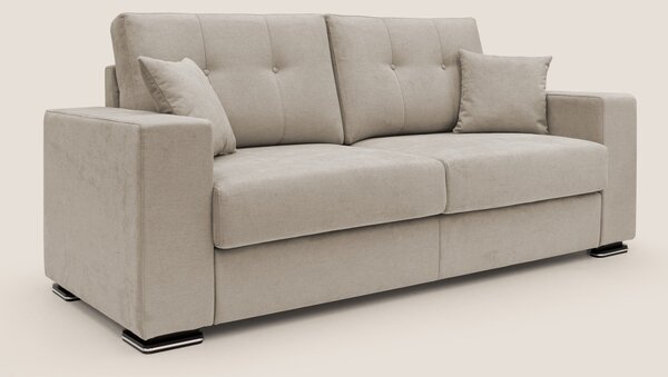Giove divano in morbido tessuto impermeabile T02 beige
