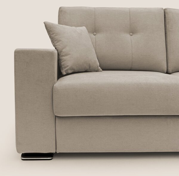 Giove divano in morbido tessuto impermeabile T02 beige