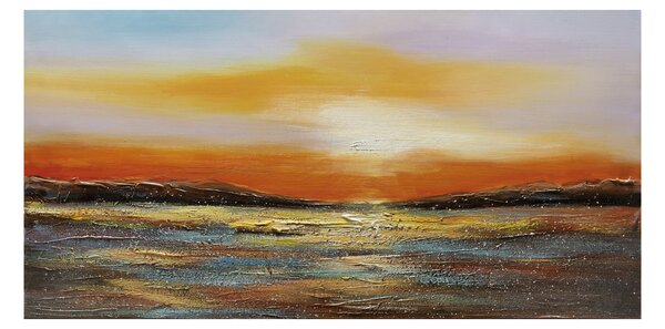 Dipinto su tela Mare Tramonto 120x60 cm