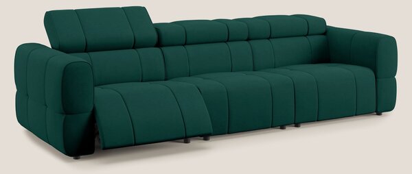 Giotto Divano modulare a 3 sedute con opzione relax elettrico in micro