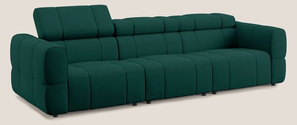 Giotto Divano modulare a 3 sedute con opzione relax elettrico in micro