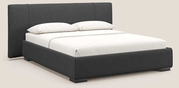 Omero letto imbottito contenitore sfoderabile in tessuto fiammato impe