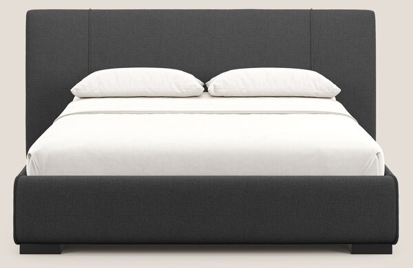Omero letto imbottito contenitore sfoderabile in tessuto fiammato impe