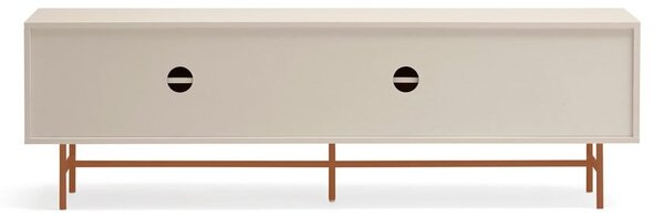Tavolo TV in mattone/beige 180x56 cm Nube - Teulat