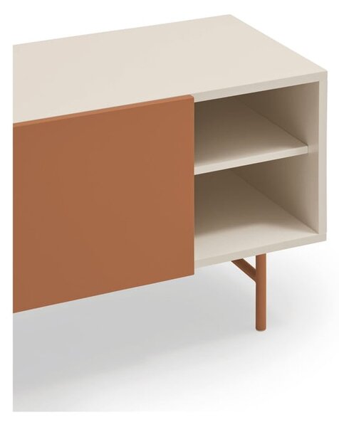 Tavolo TV in mattone/beige 180x56 cm Nube - Teulat