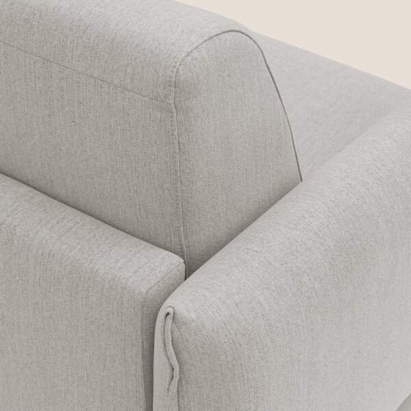 Scarlet divano letto in tessuto misto cotone impermeabile T19 panna