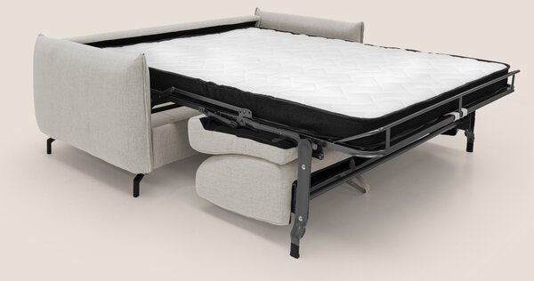 Scarlet divano letto in tessuto misto cotone impermeabile T19 panna
