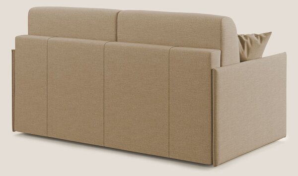 Evans Divano letto in tessuto Ecosostenibile beige
