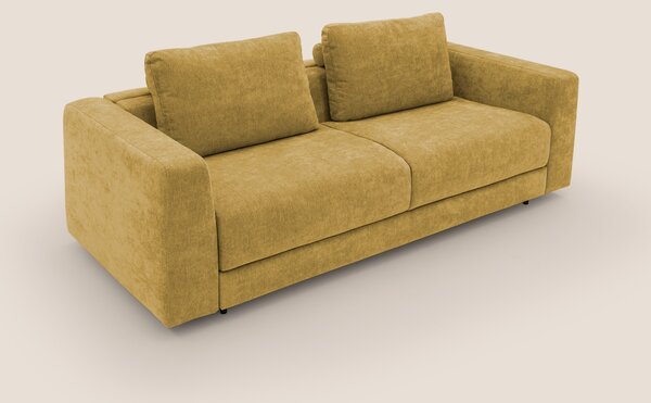 Freia Divano letto minimal materasso h15 cm con morbidi schienali in t