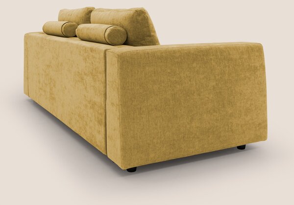 Freia Divano letto minimal materasso h15 cm con morbidi schienali in t