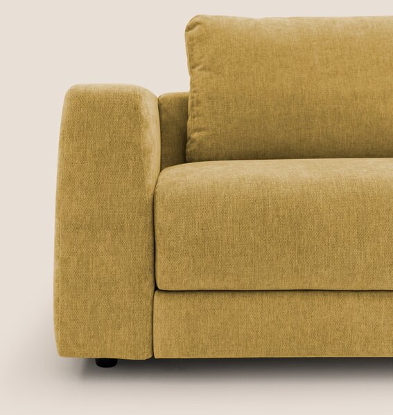 Freia Divano letto minimal materasso h15 cm con morbidi schienali in t
