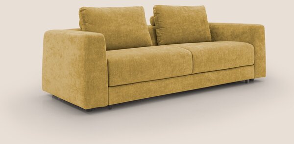 Freia Divano letto minimal materasso h15 cm con morbidi schienali in t