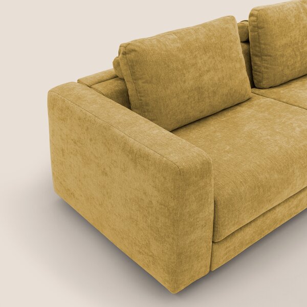 Freia Divano letto minimal materasso h15 cm con morbidi schienali in t