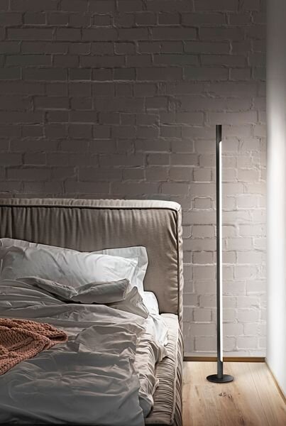 Lampadada terra a led stick 6760 n lc nero