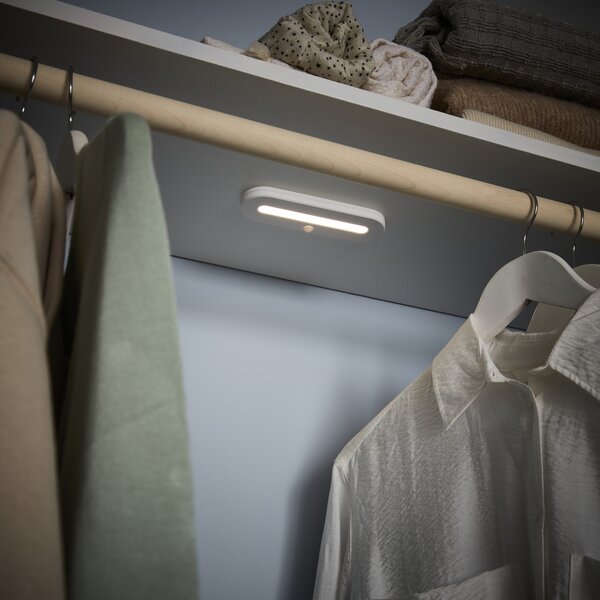 Sottopensile LED per cucina Dudo, luce bianco naturale, 15 cm, 1 x 0W IP20  INSPIRE