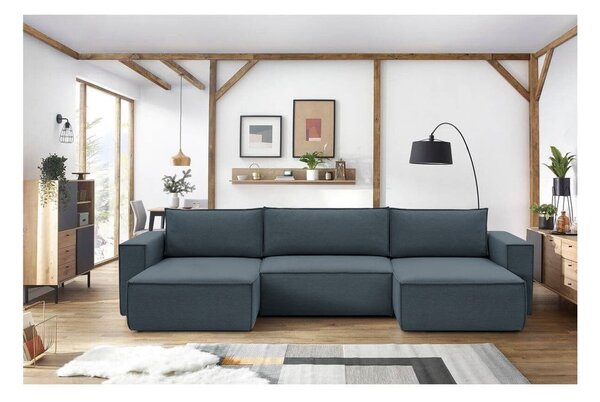 Divano angolare blu scuro (a U) Nihad structural - Bobochic Paris