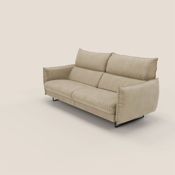 Monamour Divano dal design moderno con opzione relax elettrico in micr