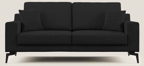 Prestige divano moderno in microfibra smacchiabile T11 nero