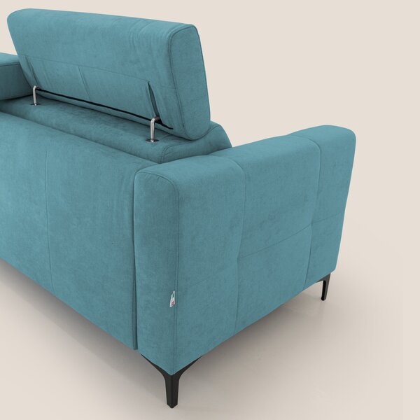 Gardenia divano letto materasso alto 18 cm con poggiatesta reclinabili