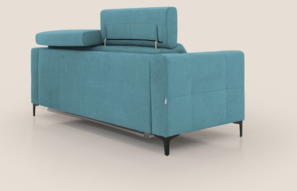 Gardenia divano letto materasso alto 18 cm con poggiatesta reclinabili