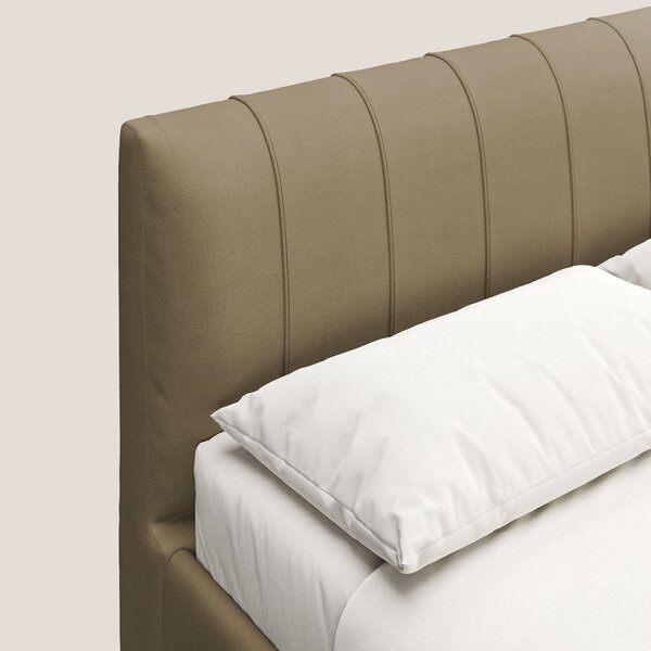 Bogart letto imbottito contenitore completamente sfoderabile in microf