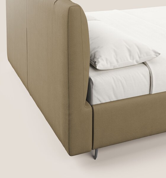 Bogart letto imbottito contenitore completamente sfoderabile in microf