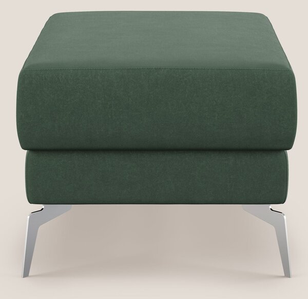 Star Pouf con piedini alti in microfibra impermeabile T11 verde