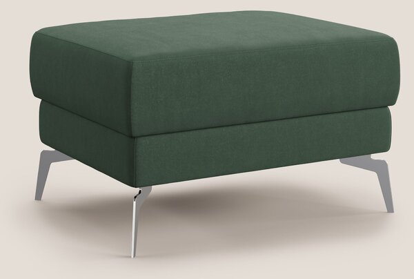 Star Pouf con piedini alti in microfibra impermeabile T11 verde