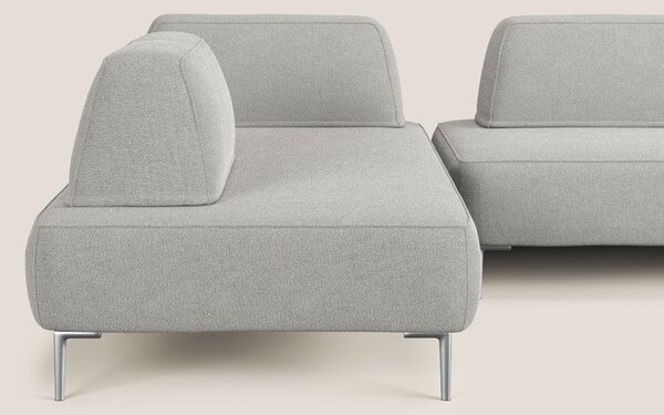 Newton divano panoramico modulare con schienali movibili T07 grigio